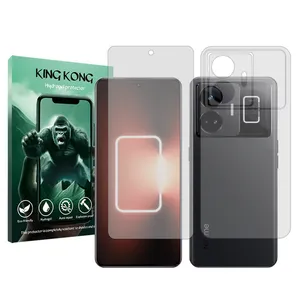 King Kong Tough model transparent screen protector suitable for Realme GT3 mobile phone along with the back protector