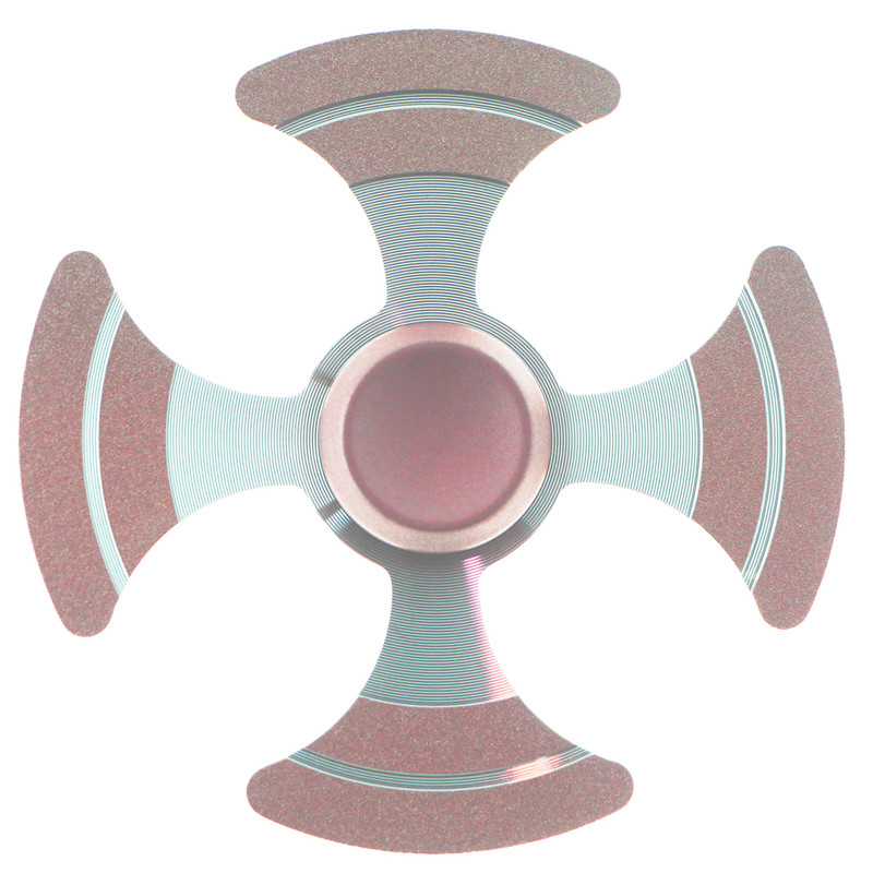 اسپینر دستی مدل Four Rose Gold Rounded Blades