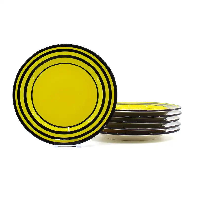 بشقاب سرامیکی مدل غذاخوری بسته 6 عددی