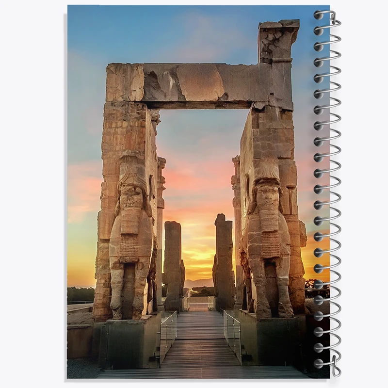 دفتر نقاشی 50 برگ خندالو طرح تخت جمشید کد F6340