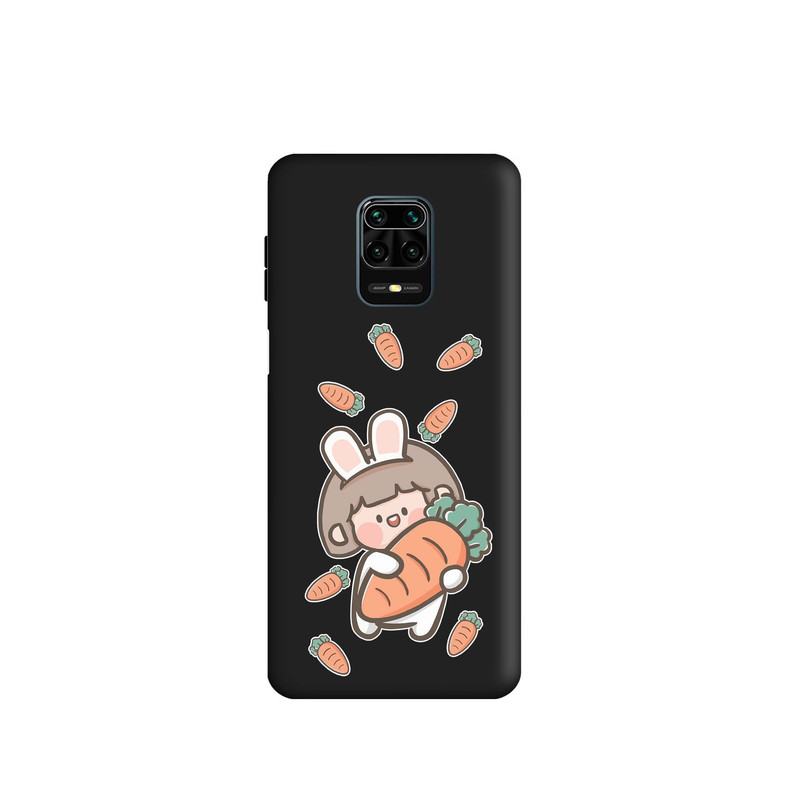 کاور طرح دختر و هویچ کد m2827 مناسب برای گوشی موبایل شیائومی Redmi Note 9S / Redmi Note 9 Pro