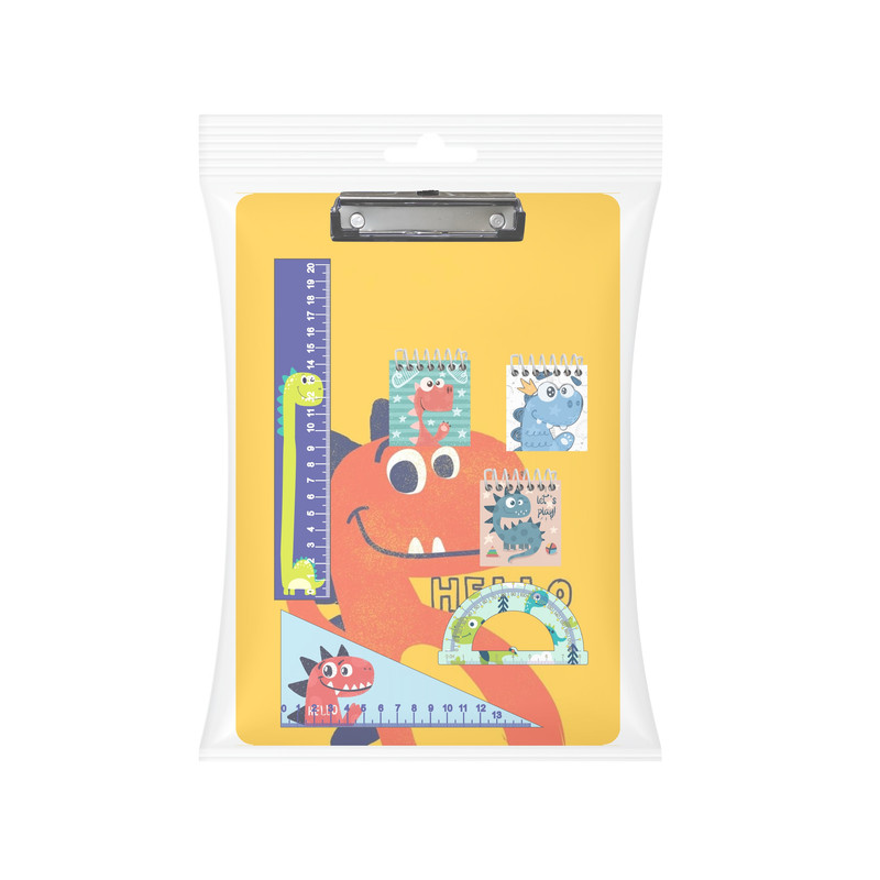 بسته لوازم تحریر مدل دایناسور فانتزی مجموعه 7 عددی