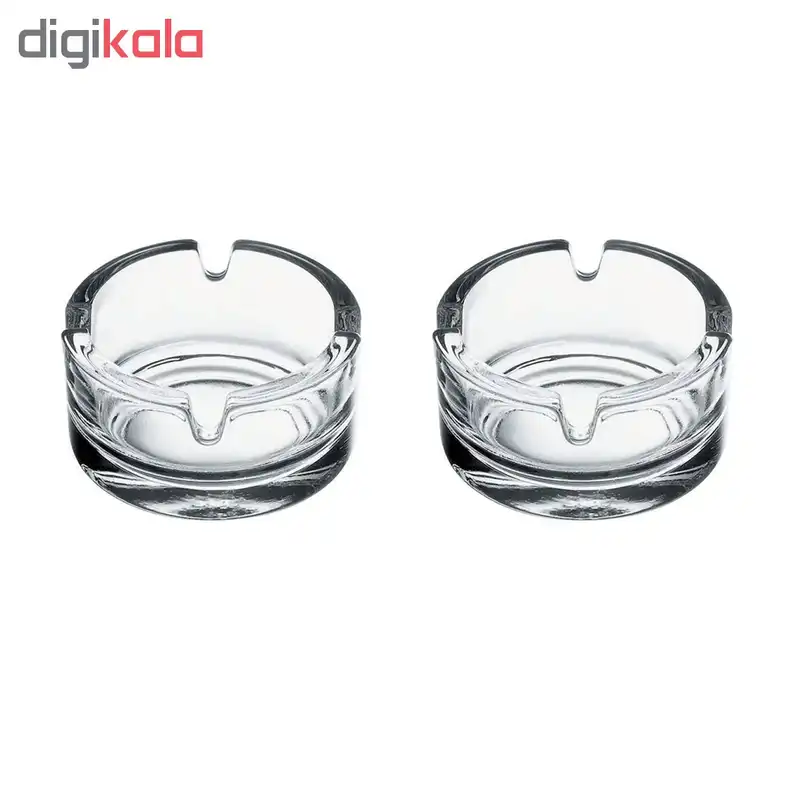 زیرسیگاری پاشاباغچه مدل بیسترو 54126 بسته 2 عددی