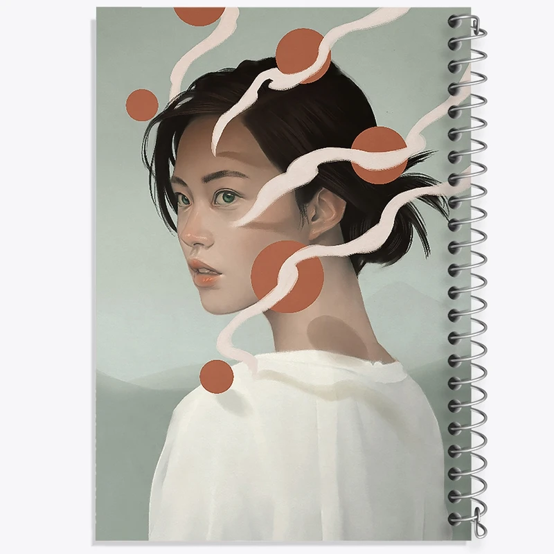 دفتر نقاشی 50 برگ خندالو طرح دخترانه کد F101