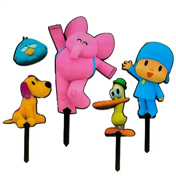 ابزار تزیین کیک به گز مدل پوکویو مجموعه 5 عددی