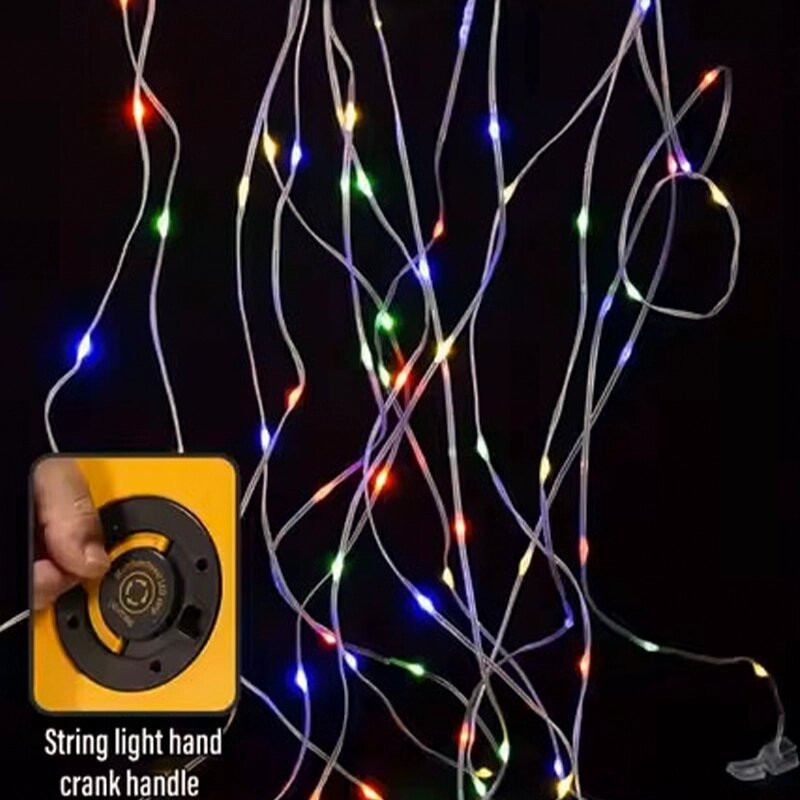 چراغ کمپینگ مدل ریسه دار کد W5208 RGB