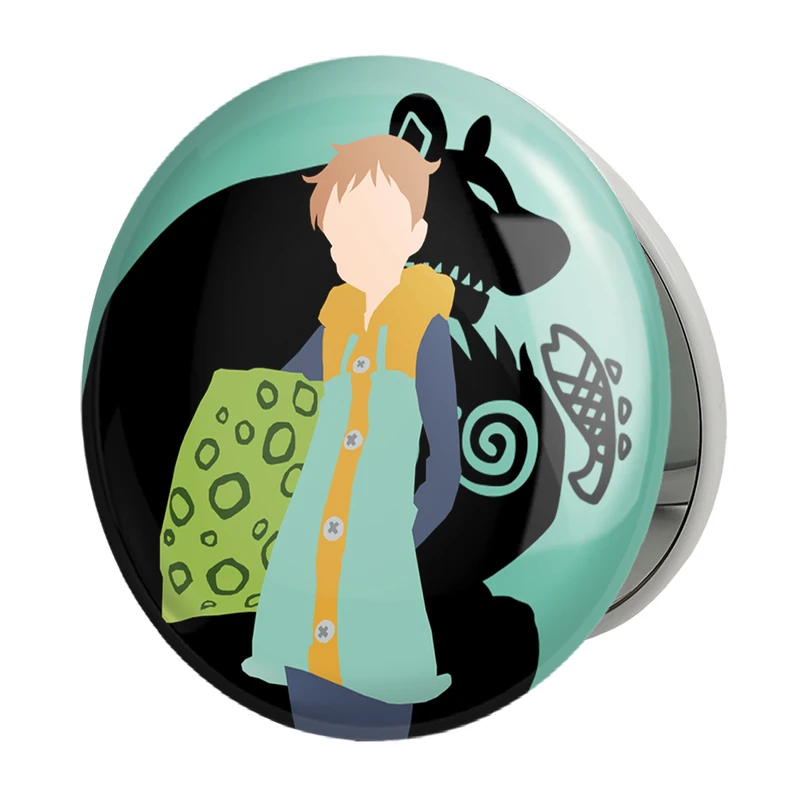 آینه جیبی خندالو طرح کینگ انیمه هفت گناه کبیره مدل تاشو کد 17588 