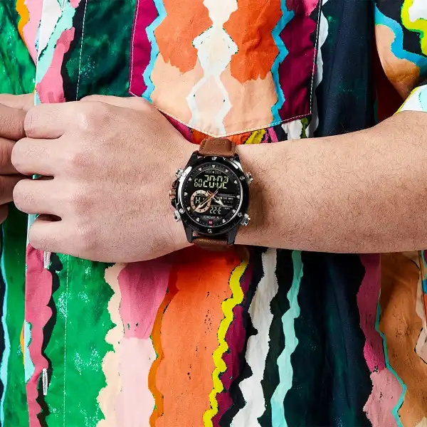 ساعت مچی عقربه‌ای مردانه نیوی فورس مدل 9208BNBK