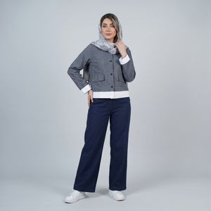 شومیز آستین بلند یقه برگردان زنانه ایکس ساید مدل S680214Z8
