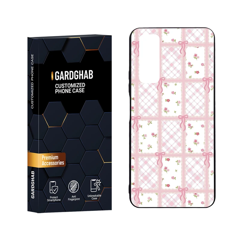 کاور گارد قاب مدل دور ژله ای پشت گلس دخترانه مناسب برای گوشی موبایل هوآوی Y7a