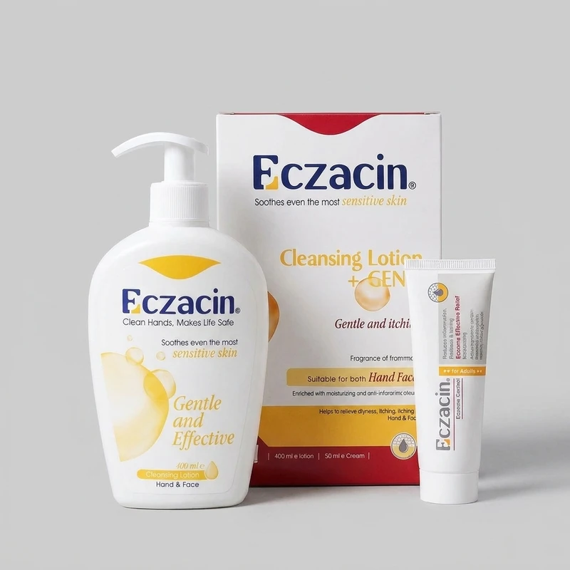 مجموعه مراقبت از پوست اگزاسین مدل GENTLE