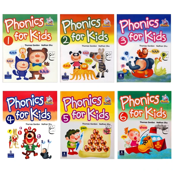 کتاب phonics For Kids اثر جمعی از نویسندگان انتشارات ابداع 6 جلدی