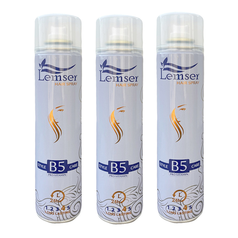 اسپری حالت دهنده مو لمسر مدل GYK3 حجم 250 میلی لیتر بسته 3 عددی اسپری حالت دهنده مو لمسر مدل GYK3 حجم 250 میلی لیتر بسته 3 عددی