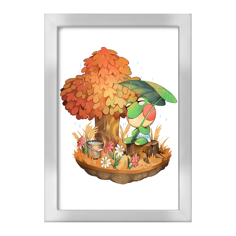 تابلو خندالو طرح بازی انیمال کراسینگ (Animal Crossing) کد 32638