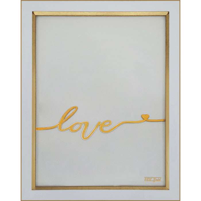 تابلو طلاکوب زرین هنر ایران مدل لاو مدرن