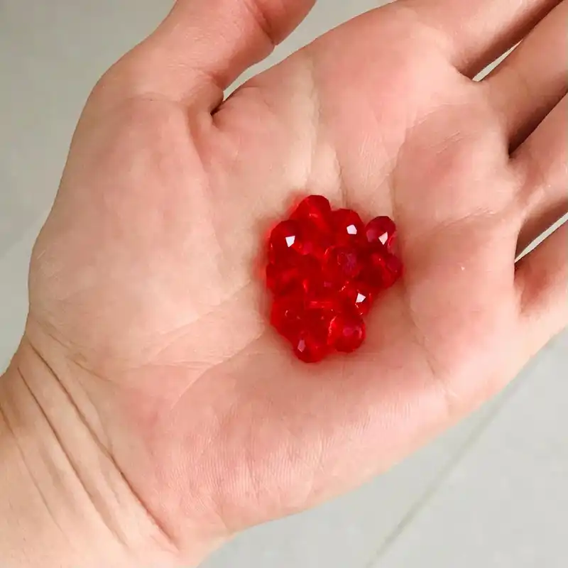 مهره دستبند مدل تراش دار کد 100 بسته 65 عددی