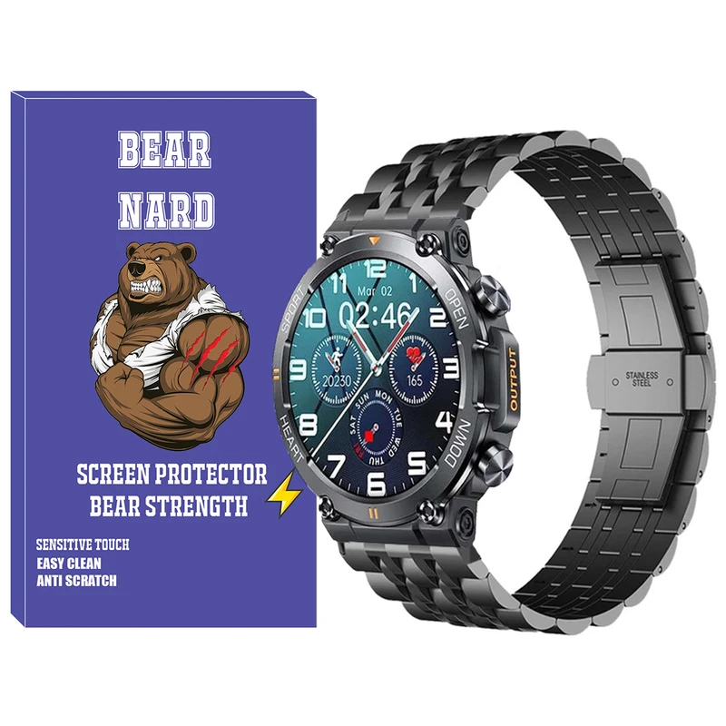 بند برنارد مدل 7Bid مناسب برای ساعت هوشمند هپی تاچ K56 / K56 Pro / K56 Ultra