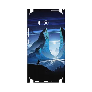 MAHOOT Blue Mountains Digital Art-FullSkin Cover Sticker for HTC U11