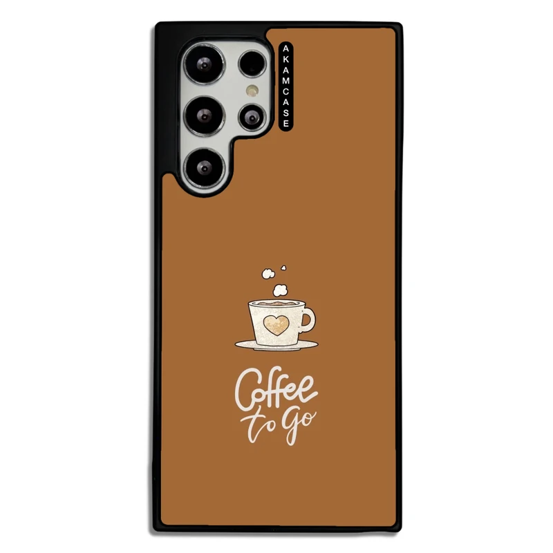 کاور آکام مدل AMC-WSGS22U-COFFEE-27 مناسب برای گوشی موبایل سامسونگ Galaxy S22 Ultra