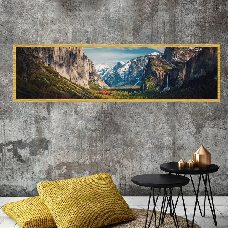 تابلو بکلیت طرح منظره کوهستان مدل کشیده T-7797