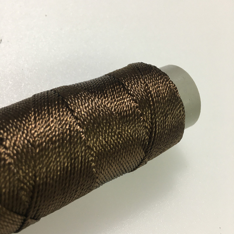 نخ دوخت چرم دوزی مدل ابریشمی DBrow100m سایز 10 طول 100 متر