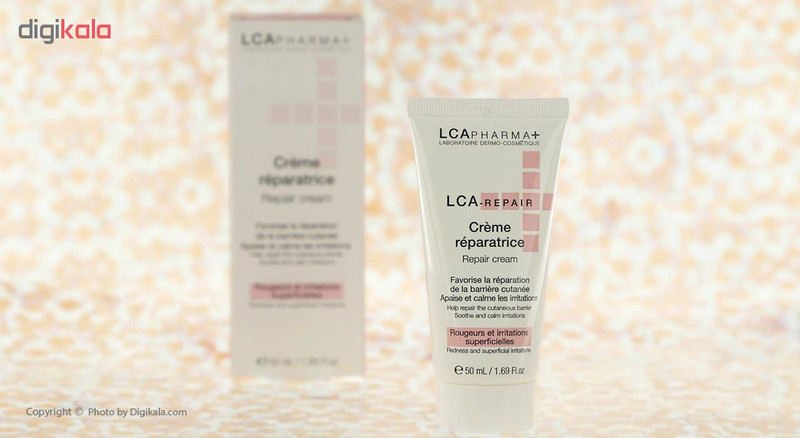 کرم مرطوب کننده ، ضد التهاب و ضد قرمزی پوست ال سی ای فارما مدل Creme Reparatice حجم 50 میلی لیتر