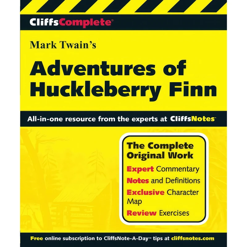 کتاب CliffsComplete Mark Twains The Adventures of Huckleberry Finn اثر Mark Twain انتشارات CliffsNotes
