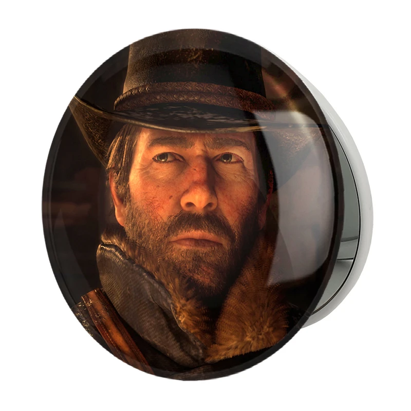 آینه جیبی خندالو طرح بازی رد دد Red Dead مدل تاشو کد 30127