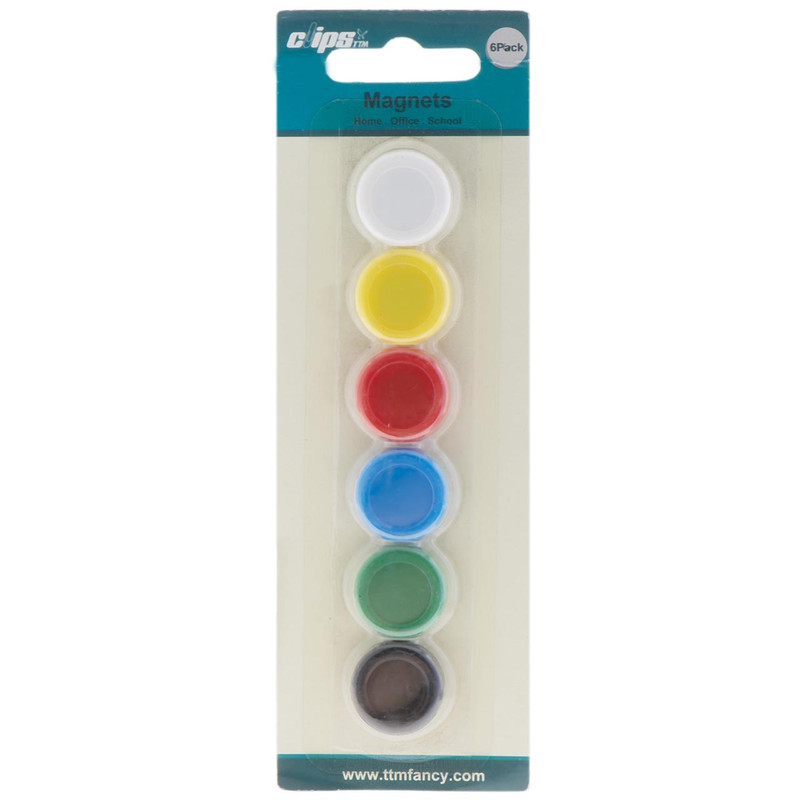 گیره‌ آهنربایی کلیپس مدل 100544 - بسته 6 عددی