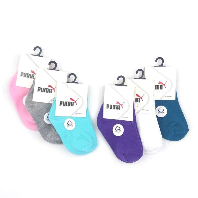 جوراب دخترانه مدل KP1021-000 مجموعه 6 عددی