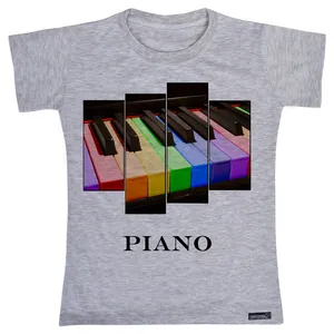تی شرت آستین کوتاه پسرانه 27 مدل Piano کد MH54