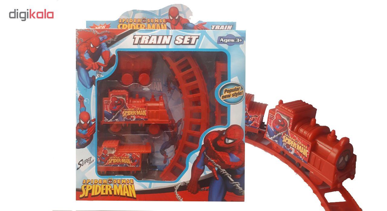 قطار اسباب بازی مدل spider man