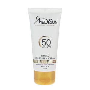 نقد و بررسی کرم ضد آفتاب مدیسان سری Dry And Normal Skin مدل Tinted حجم 50 میلی لیتر توسط خریداران