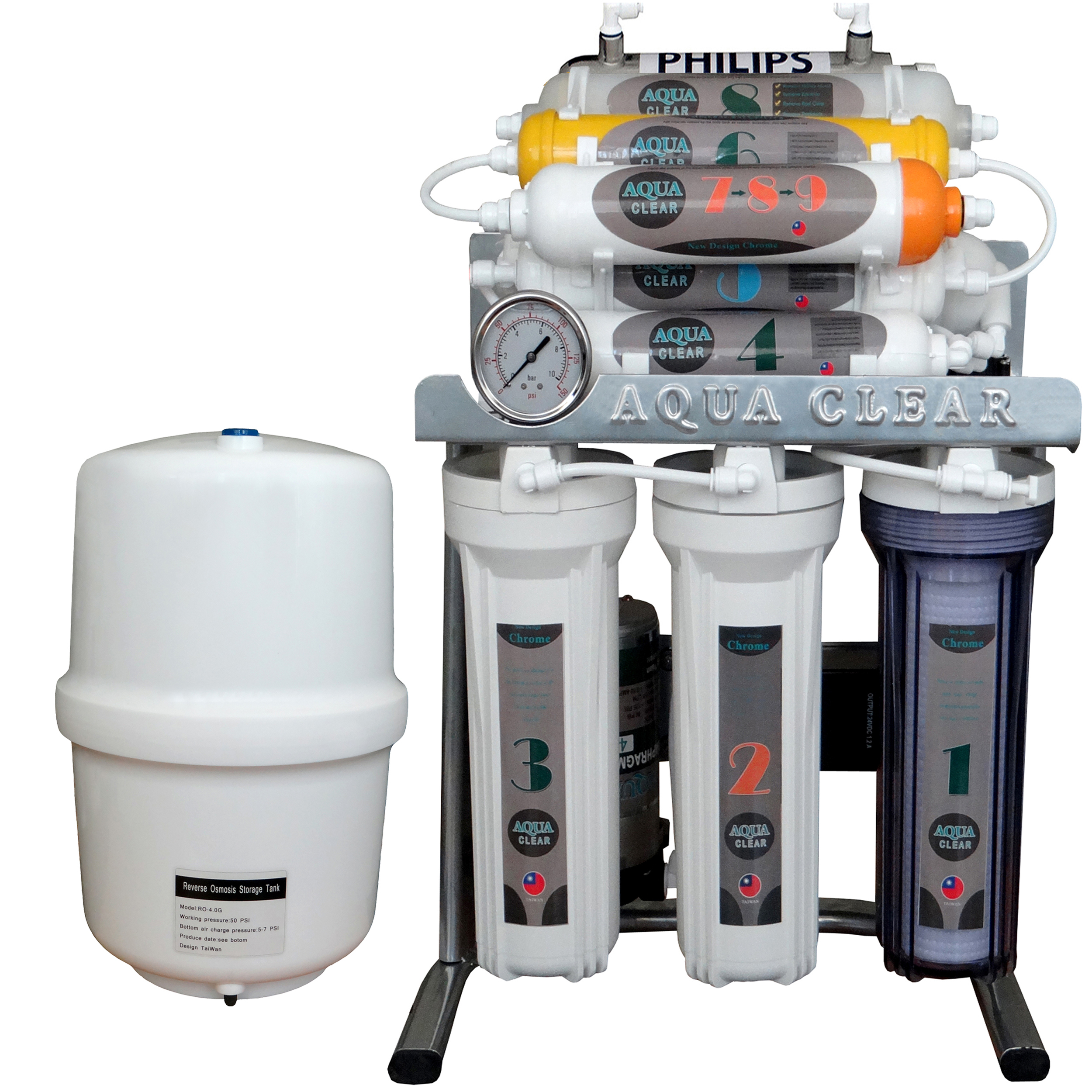 دستگاه تصفیه کننده آب آکوآ کلیر مدل CHROME - AC6000