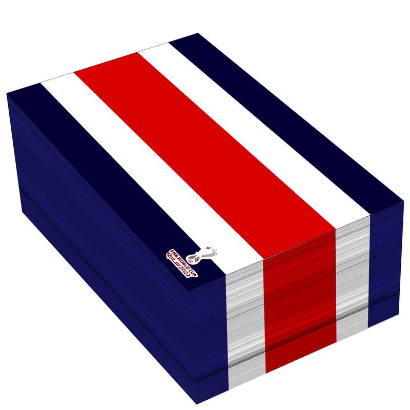 کاغذ یادداشت مستر راد مدل جام جهانی قطر طرح پرچم کاستاریکا کد 1032