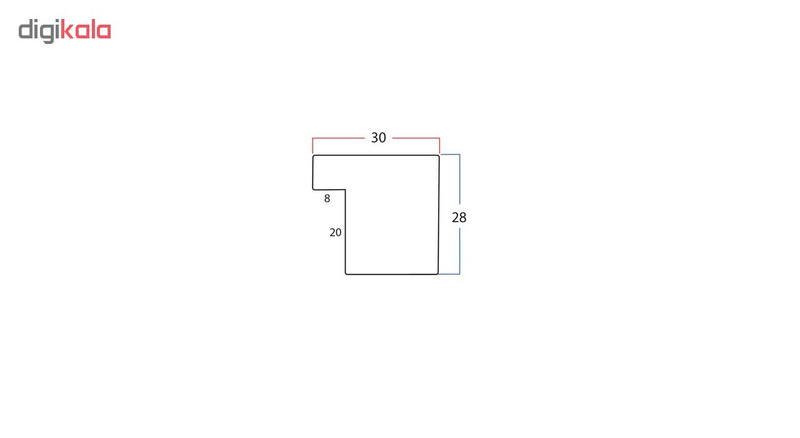 قاب عکس مدل 166-321 سایز 42×60 سانتی متر بسته سه عددی