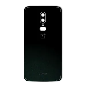 MAHOOT Black-suede Special Cover Sticker for OnePlus 6