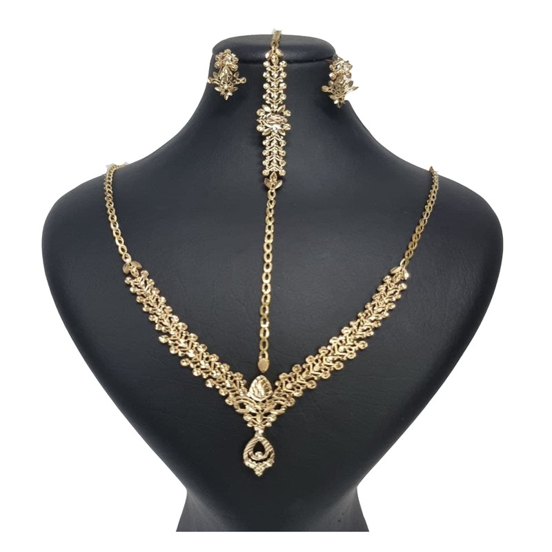 نیم ست طلا 18 عیار زنانه گالری یارطلا مدل تراش کد SR75-G