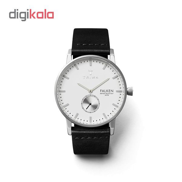 ساعت مچی عقربه ای تریوا مدل Ivory Falken Black -  - 2