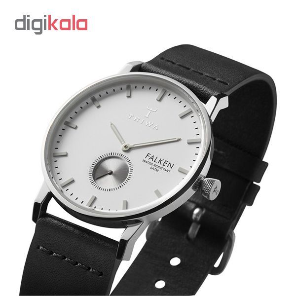 ساعت مچی عقربه ای تریوا مدل Ivory Falken Black -  - 4