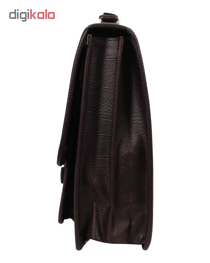 کیف اداری مردانه رویال چرم کد BF3-DarkBrown