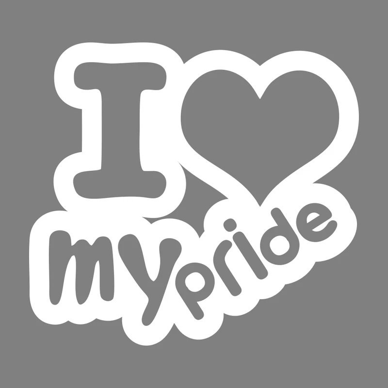 برچسب بدنه خودرو ماتریسیو طرح ماشین پراید I Love My کد M221