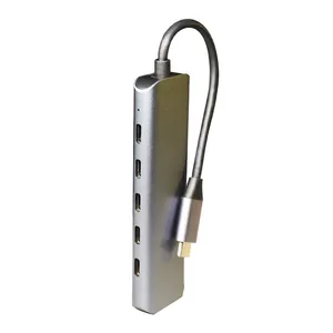 هاب 5 پورت usb-C کی نت مدل HC322 pd