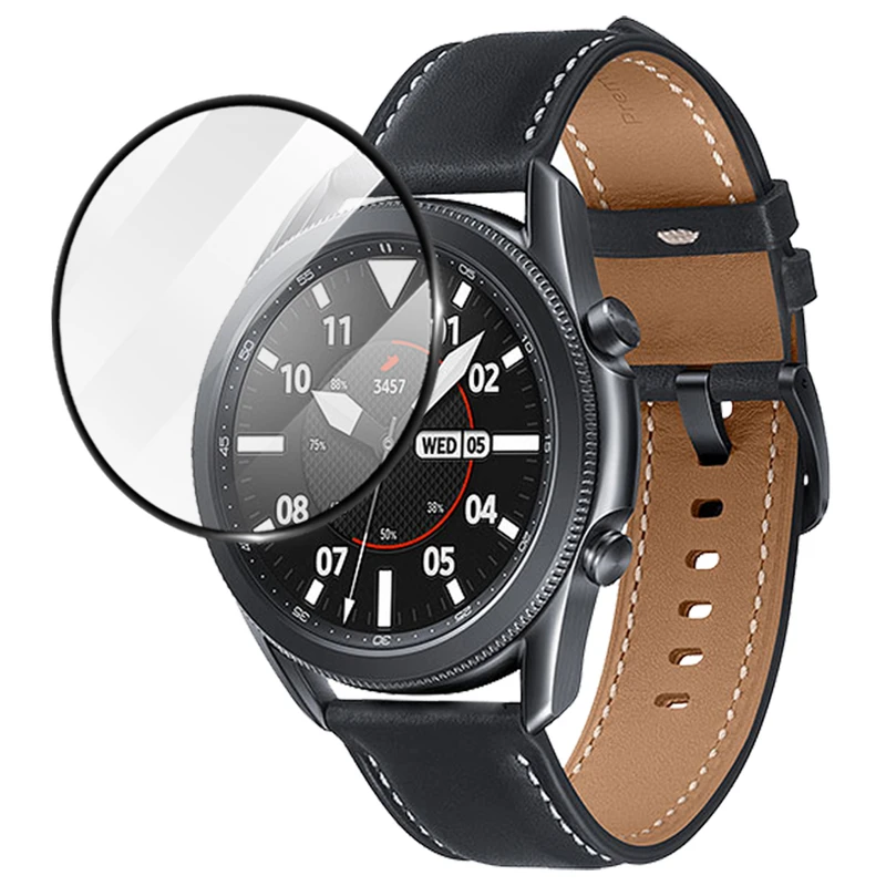 محافظ صفحه نمایش شهر گلس مدل PMBI مناسب برای ساعت هوشمند سامسونگ Galaxy Watch 3 45mm / SM-R855F