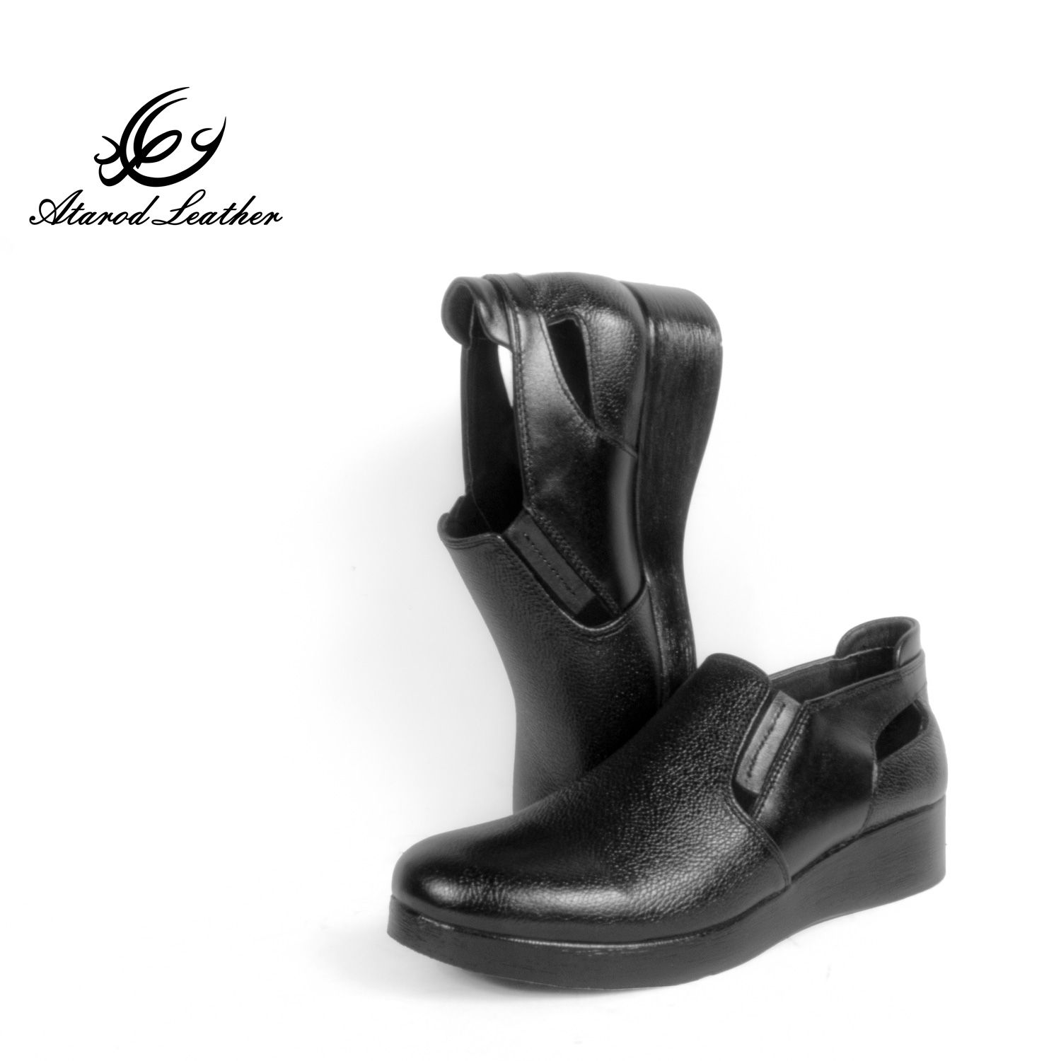 کفش طبی زنانه چرم عطارد مدل چرم طبیعی کد SH158 -  - 5