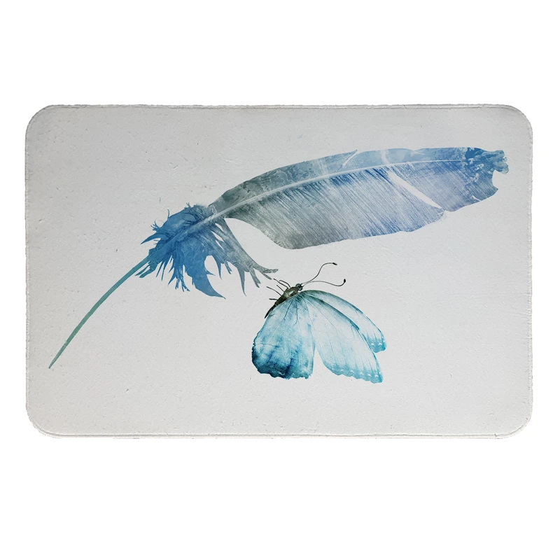 پادری طرح پروانه کد 9156 سایز 50x80 سانتی متر