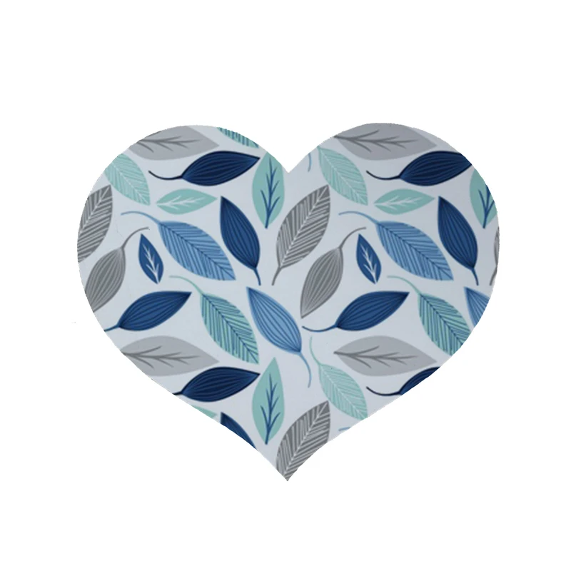 پادری مدل قلب طرح برگ کد 8127 سایز 90 × 90 سانتی متر
