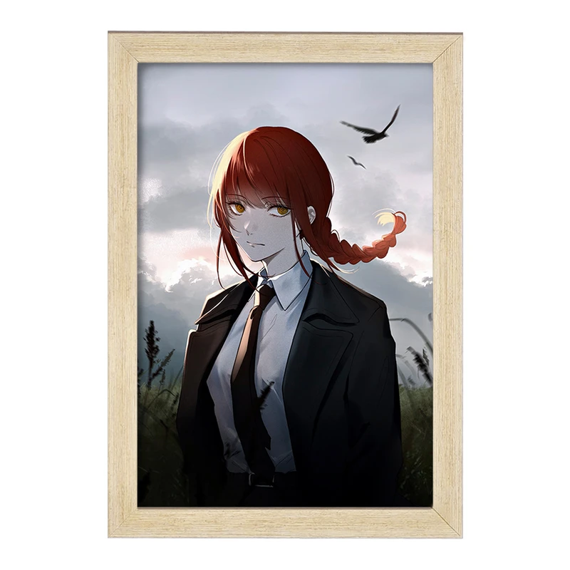 تابلو خندالو مدل ماکیما انیمه مرد اره ای Chainsaw Man  کد 22302