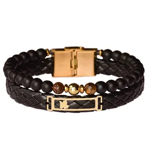 دستبند طلا 18 عیار زنانه الن نار مدل طرح برگ ELN102320