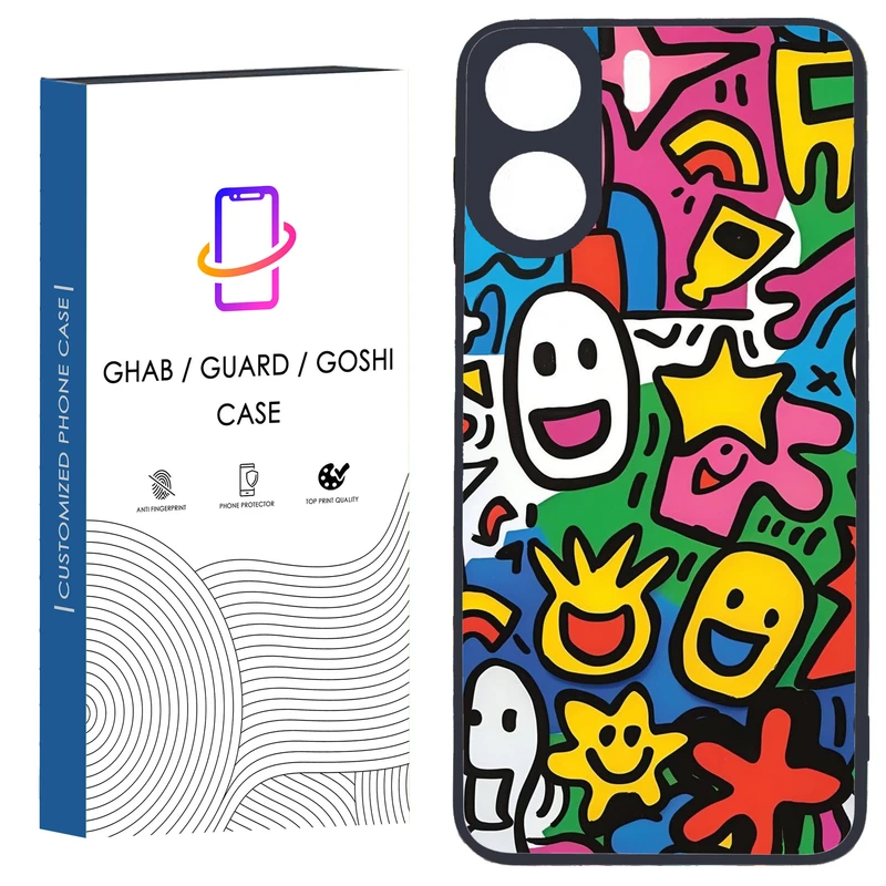 کاور قاب گارد گوشی طرح فانتزی کد 102 - TPU مناسب برای گوشی موبایل شیائومی Redmi 13C / Poco C65